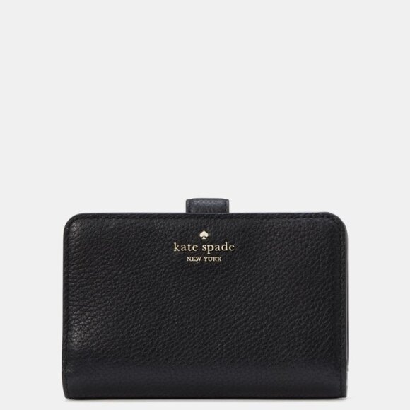 kate spade Handbags - NWT Kate Spade Black Lena Medium Bifold Wallet - MSRP $199
